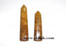 Golden Quartz Obelisk